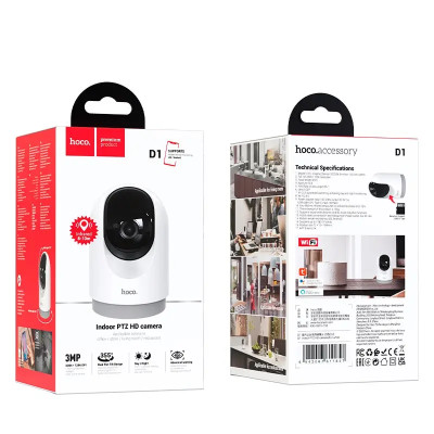 IP-камера відеоспостереження HOCO D1 Indoor PTZ HD Camera White (6942007611657)