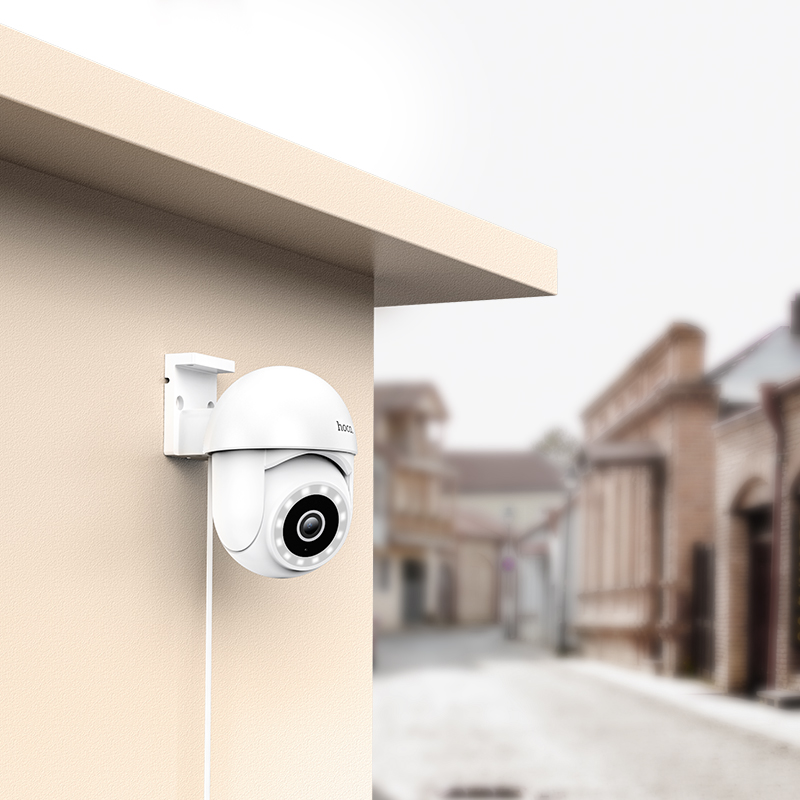 IP-камера відеоспостереження HOCO D2 Outdoor PTZ HD camera White (6942007611688)