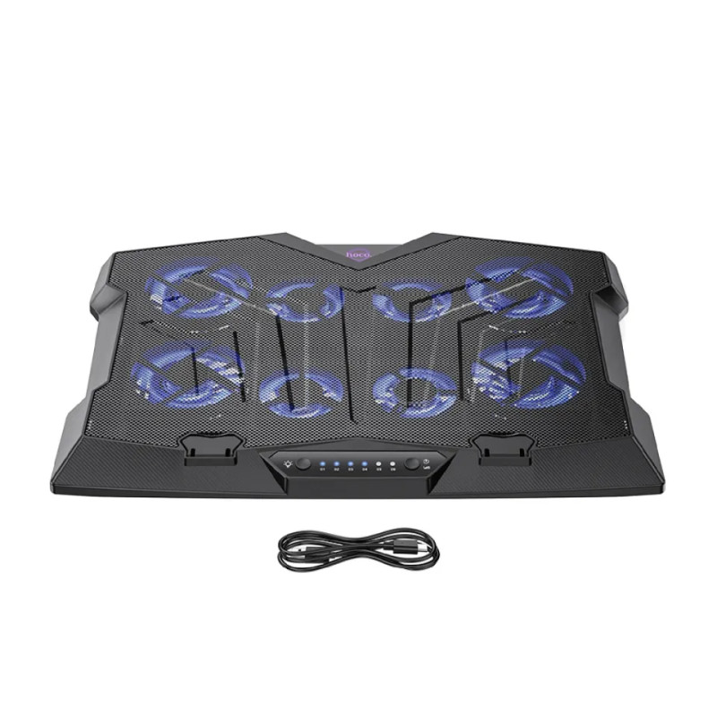 Підставка для ноутбука HOCO GM27 Monte notebook cooling fan Black (6942007614504)