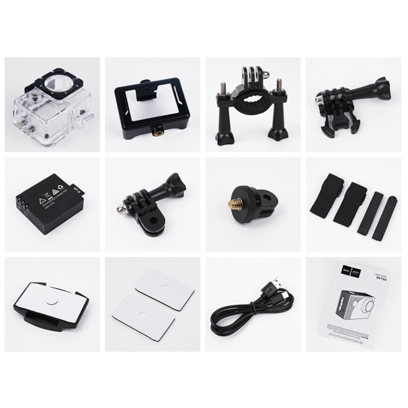 Екшн камера HOCO DV100 sports camera Black (6942007616799)