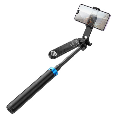 Селфі-трипод HOCO K22 Handy aluminum alloy anti-shake live broadcast holder (175cm) Black (6942007623506) Селфі-трипод HOCO K22 Handy aluminum alloy anti-shake live broadcast holder (175cm) Black (6942007623506)