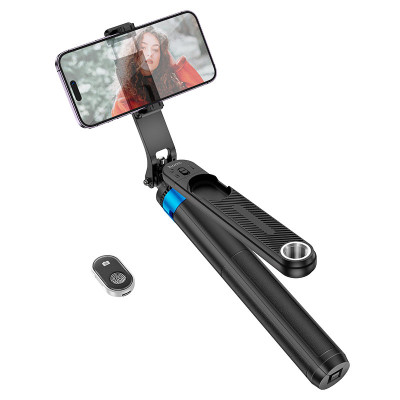 Селфі-трипод HOCO K22 Handy aluminum alloy anti-shake live broadcast holder (175cm) Black (6942007623506) Селфі-трипод HOCO K22 Handy aluminum alloy anti-shake live broadcast holder (175cm) Black (6942007623506)