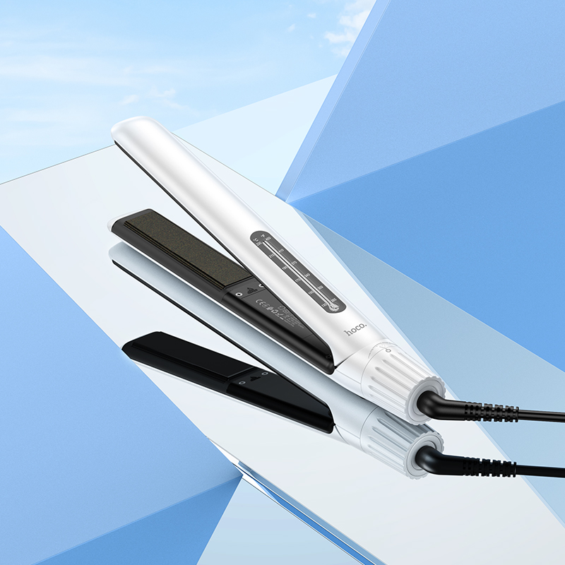 Плойка HOCO HP41 Straight and curly hair dual-purpose hair straightener(EU) White (6942007624169)