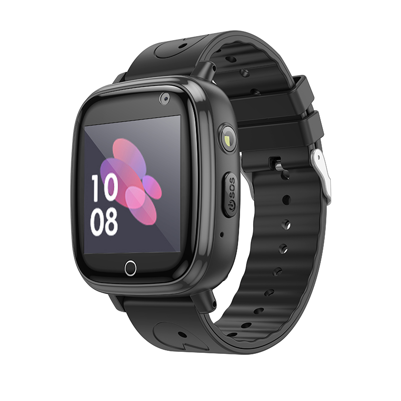 Дитячий cмарт-годинник Hoco Y100 36mm. SIM 2G. 400 mAh. IP65 Black (6942007625623)