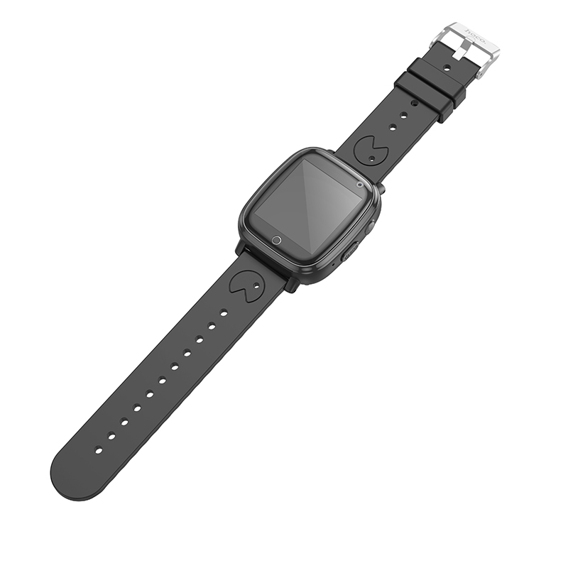 Дитячий cмарт-годинник Hoco Y100 36mm. SIM 2G. 400 mAh. IP65 Black (6942007625623)
