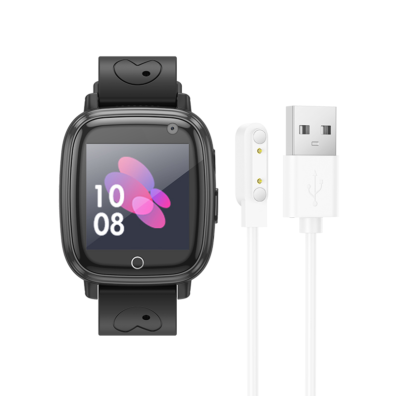 Дитячий cмарт-годинник Hoco Y100 36mm. SIM 2G. 400 mAh. IP65 Black (6942007625623)