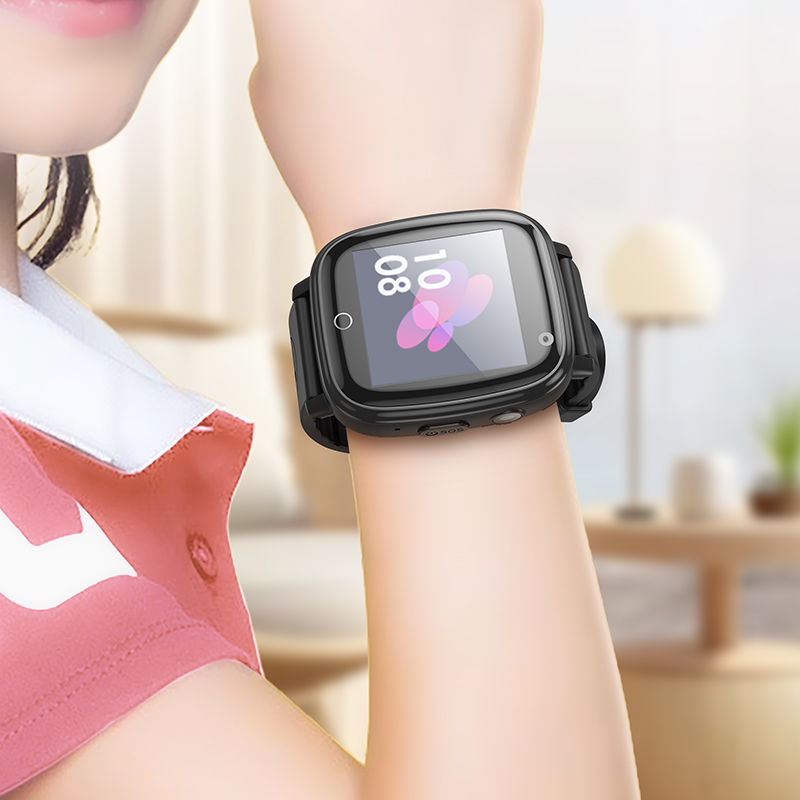 Дитячий cмарт-годинник Hoco Y100 36mm. SIM 2G. 400 mAh. IP65 Black (6942007625623)