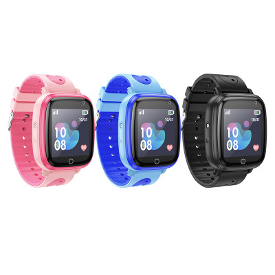 Дитячий cмарт-годинник Hoco Y100 36mm. SIM 2G. 400 mAh. IP65 Blue (6942007625630) Дитячий cмарт-годинник Hoco Y100 36mm. SIM 2G. 400 mAh. IP65 Blue (6942007625630)