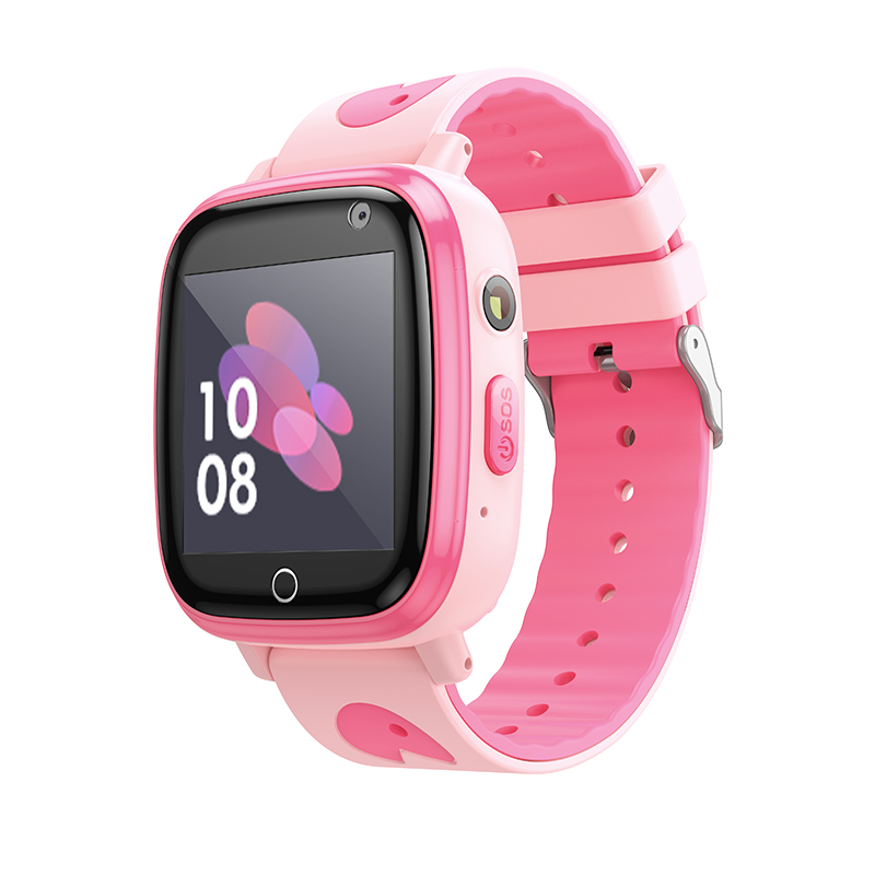 Дитячий cмарт-годинник Hoco Y100 36mm. SIM 2G. 400 mAh. IP65 Pink (6942007625647)