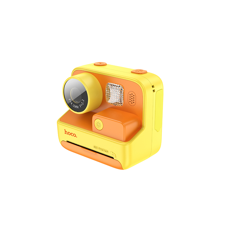 Камера для дітей HOCO DV200 800 mAh Dual lens children printing camera Yellow (6942007628402)