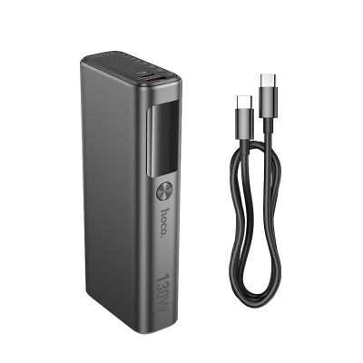 Зовнішній акумулятор HOCO Q17B Electric power bank(20000mAh) 130W space gray (6942007628976)