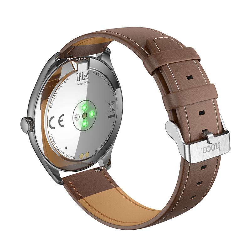 Смарт-годинник HOCO Y22 AMOLED 36mm. 200 mAh. IP67  Black (6942007628983)