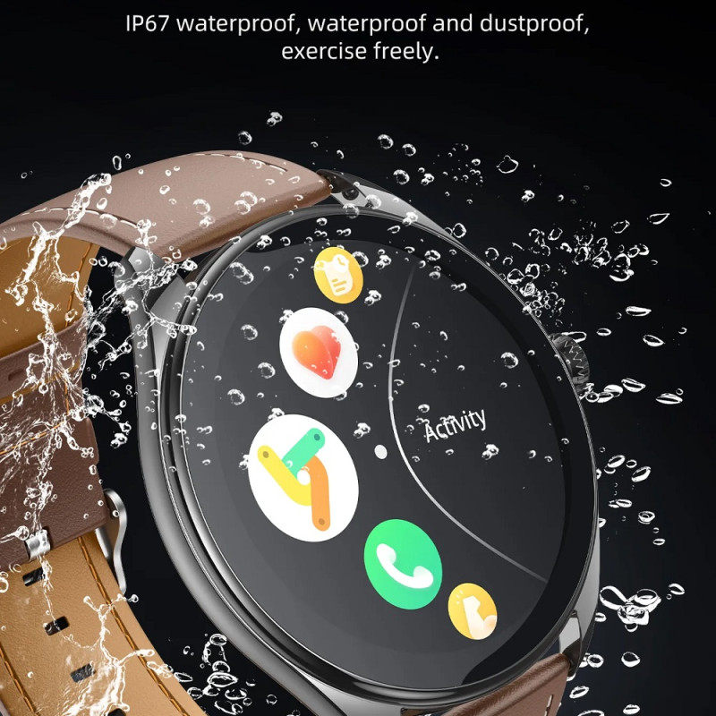 Смарт-годинник HOCO Y22 AMOLED 36mm. 200 mAh. IP67  Black (6942007628983)
