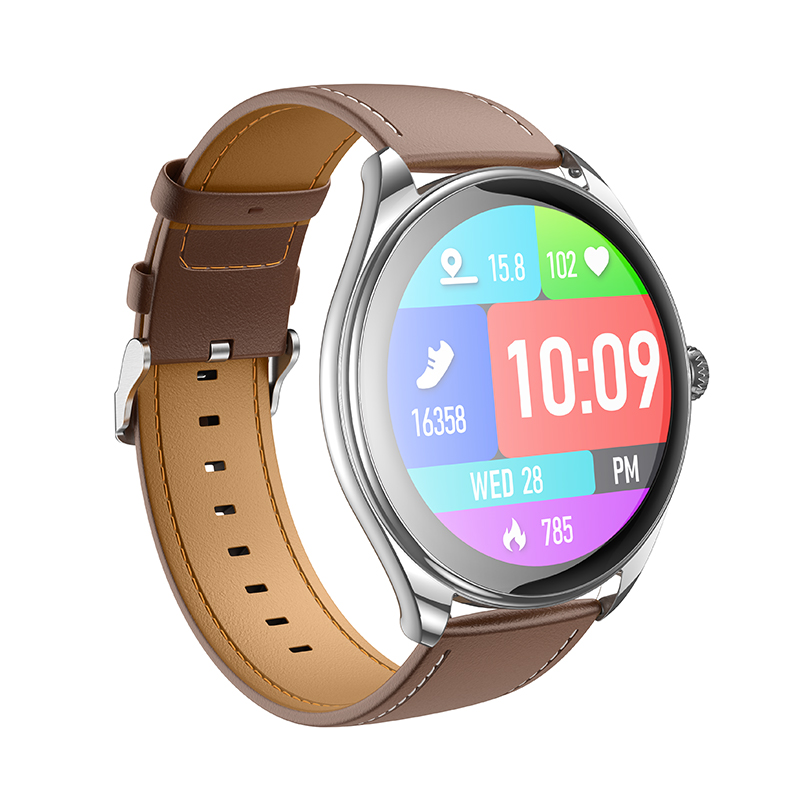 Смарт-годинник HOCO Y22 AMOLED 36mm. 200 mAh. IP67 Silver (6942007628990)