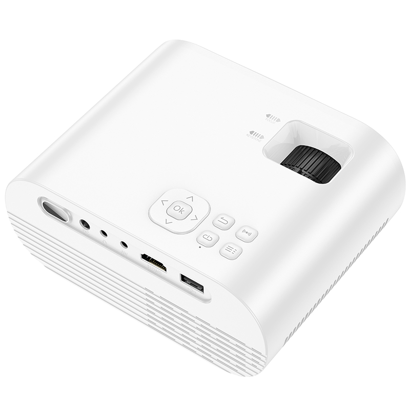 Проектор HOCO DT1 wireless projector (720P same screen version) (6942007629621)