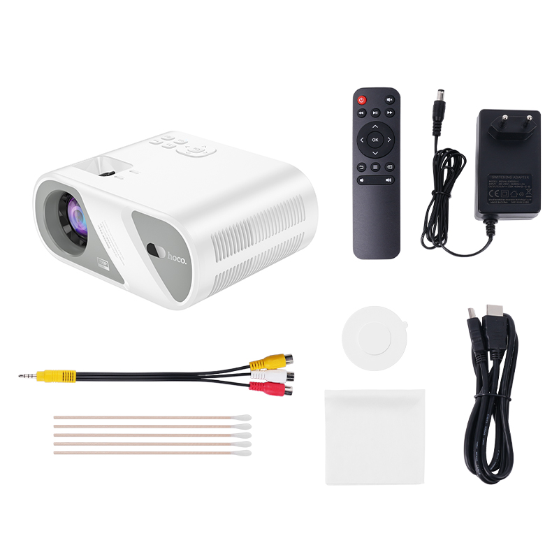 Проектор HOCO DT1 wireless projector (720P same screen version) (6942007629621)