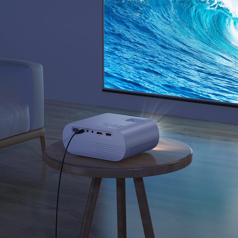 Проектор HOCO DT1 wireless projector (720P same screen version) (6942007629621)