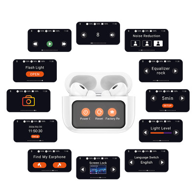 Бездротові навушники TWS HOCO EW72, ANC, Reduction touch screen, White (6942007629829) Бездротові навушники TWS HOCO EW72, ANC, Reduction touch screen, White (6942007629829)