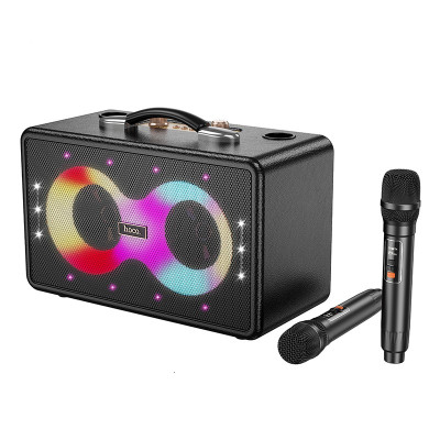 Портативна колонка HOCO HA8 Ave wireless dual-mic outdoor BT speaker Black (6942007629843)