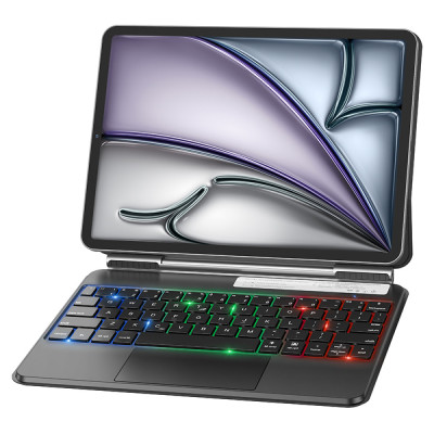 Клавіатура HOCO GM33 Smart keyboard for Pad(10.9/11 inches english version) Black (6942007631327) Клавіатура HOCO GM33 Smart keyboard for Pad(10.9/11 inches english version) Black (6942007631327)