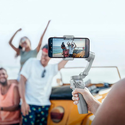 Триосьовий стабілізатор HOCO K24 Support 3-axis smart gimbal Gray (6942007635547) Триосьовий стабілізатор HOCO K24 Support 3-axis smart gimbal Gray (6942007635547)