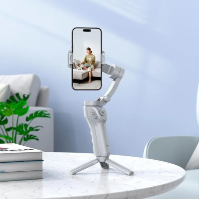 Триосьовий стабілізатор HOCO K24 Support 3-axis smart gimbal Gray (6942007635547) Триосьовий стабілізатор HOCO K24 Support 3-axis smart gimbal Gray (6942007635547)