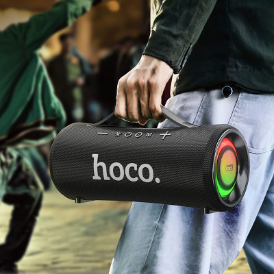 Портативна колонка HOCO HA10 Oleada outdoor BT speaker, 20W*2, Black (6942007635608) Портативна колонка HOCO HA10 Oleada outdoor BT speaker, 20W*2, Black (6942007635608)