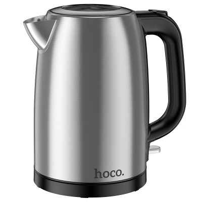Електрочайник HOCO HE12 1.7L stainless steel electric kettle (EU) Stainless Steel (6942007638166)