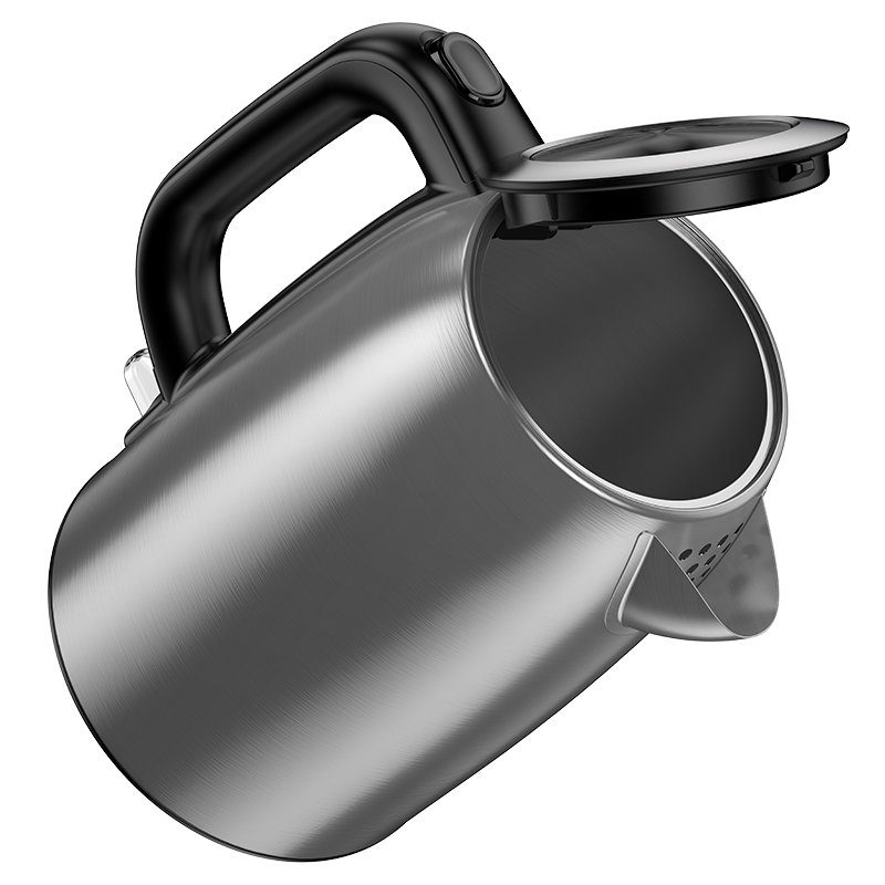 Електрочайник HOCO HE12 1.7L stainless steel electric kettle (EU) Stainless Steel (6942007638166)