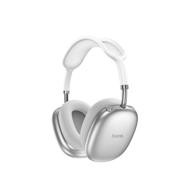 Бездротові накладні навушники HOCO W55 Plus Happiness ANC noise reduction BT headphones Silver (6942007638548) Бездротові накладні навушники HOCO W55 Plus Happiness ANC noise reduction BT headphones Silver (6942007638548)