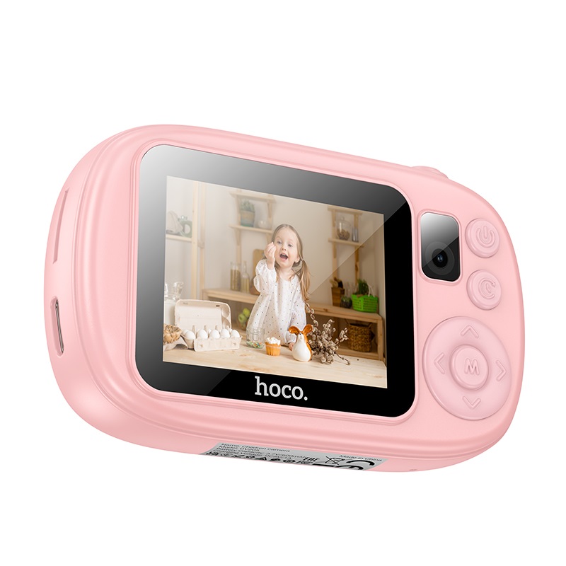 Камера для дітей HOCO DV205 Dual-camera children camera Pink (6942007638678)