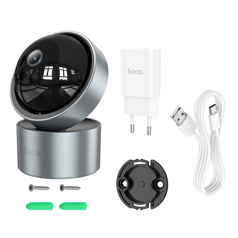 IP-камера відеоспостереження HOCO D5 Indoor PTZ HD camera EU (6942007640121)