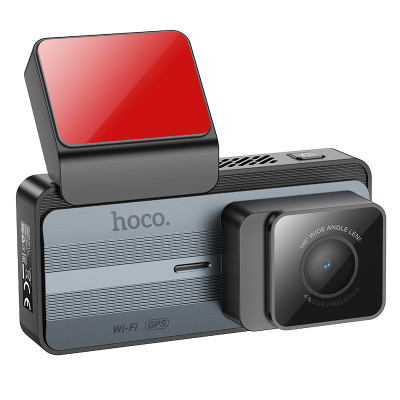 Відеореєстратор HOCO DV11 driving recorder 2K display GPS Silvery Gray (6942007640169)