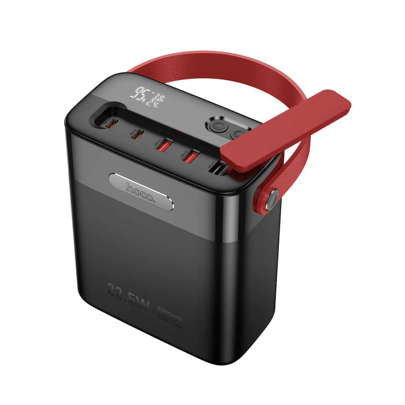 Зовнішній акумулятор HOCO J143 Title 22.5W+PD20W fully compatible power bank (80000mAh) Black (6942007641142)