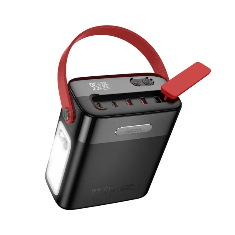 Зовнішній акумулятор HOCO J143 Title 22.5W+PD20W fully compatible power bank (80000mAh) Black (6942007641142)