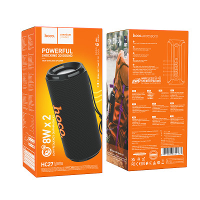 Портативна колонка HOCO HC27 Soundful sports BT speaker Black (6942007641333)