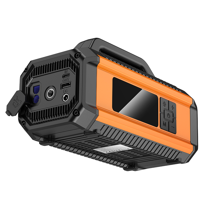 Автомобільний пуско-зарядний пристрій з насосом HOCO QS4 Intelligent air pump with emergency start-up power bank(10000mAh) Black (6942007642552)