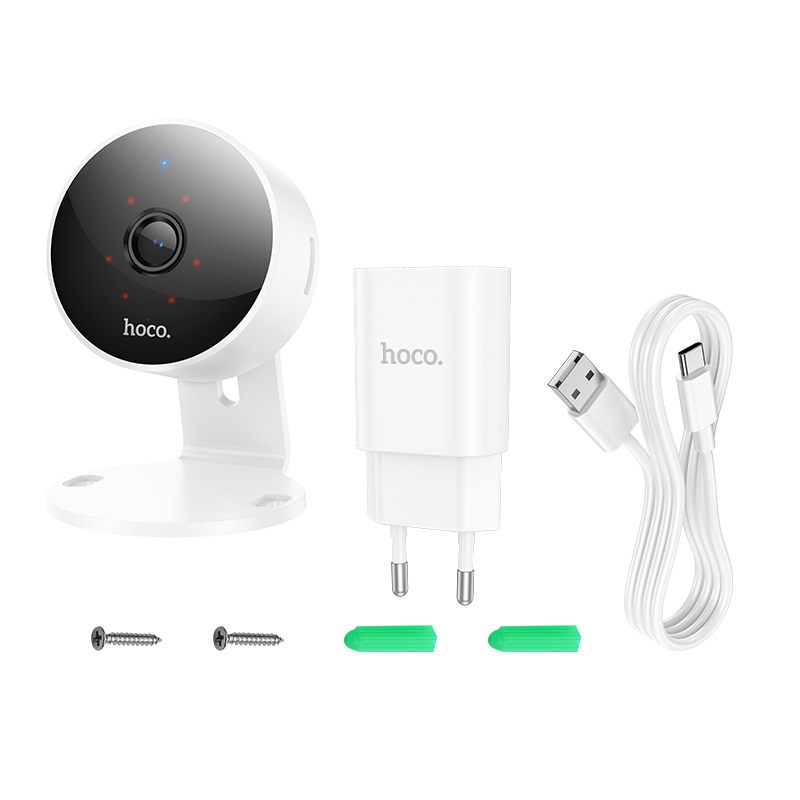 IP-камера відеоспостереження HOCO D7 Indoor HD camera EU (6942007643580)