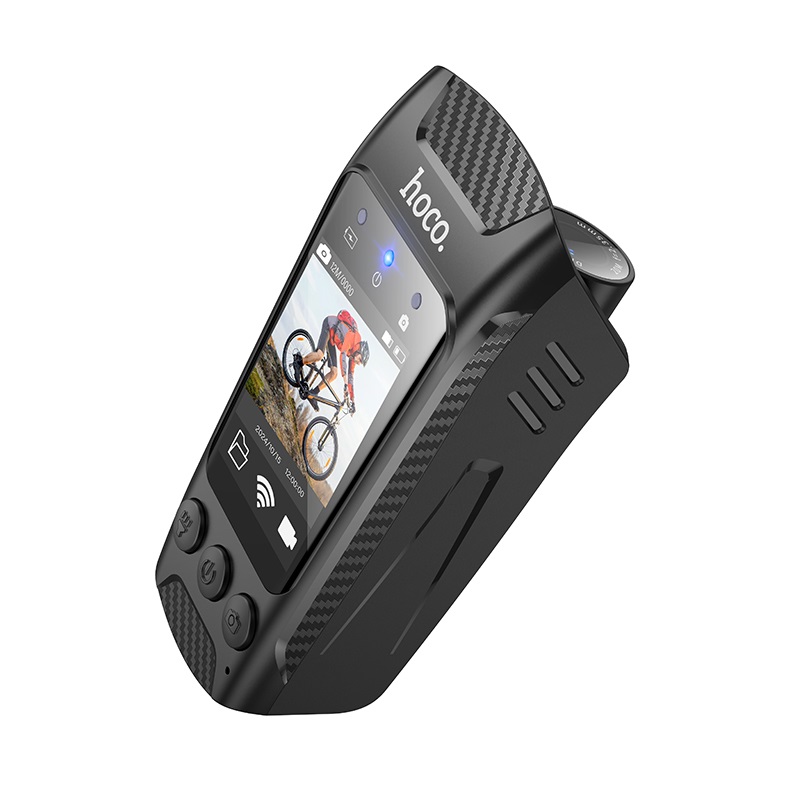 Відеореєстратор HOCO DV104 4K Riding recorder Black (6942007646000)