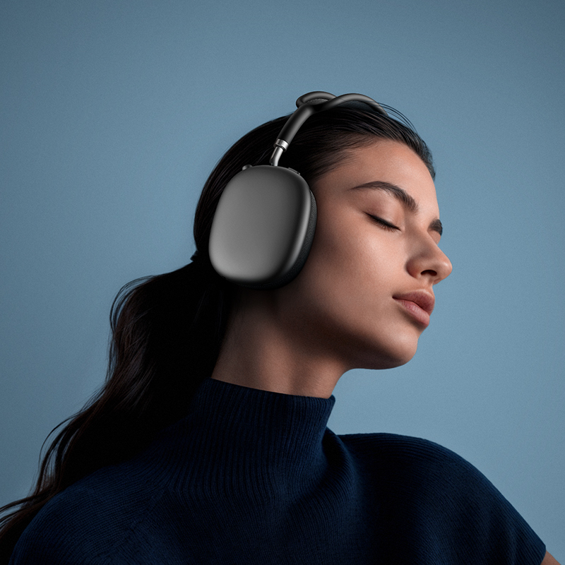 Бездротові накладні навушники HOCO W65 Plus Happy ANC BT headphones Blue (6942007650427)
