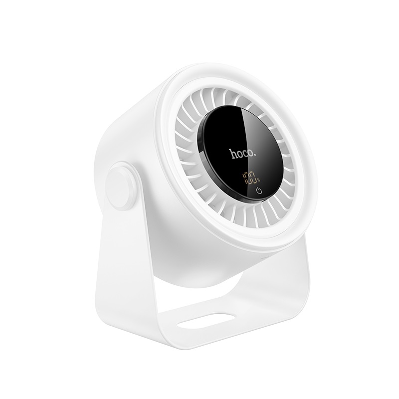 Вентилятор HOCO HX66 3000 mAh Desktop circulating fan White (6942007652674)
