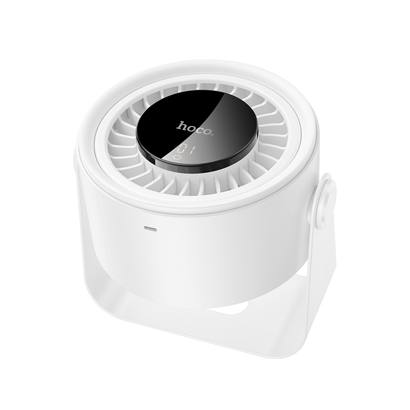 Вентилятор HOCO HX66 3000 mAh Desktop circulating fan White (6942007652674)