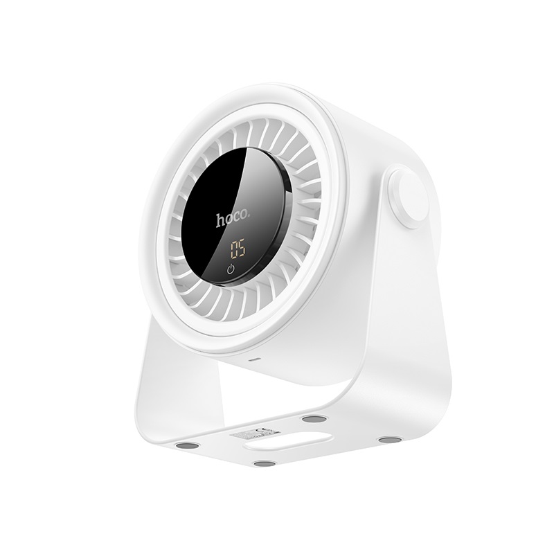 Вентилятор HOCO HX66 3000 mAh Desktop circulating fan White (6942007652674)