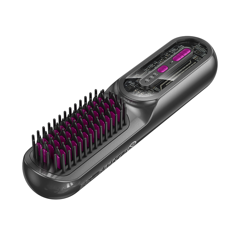 Гребінець для випрямлення волосся HOCO HP45 Heating straight hair comb Gray (6942007654593)
