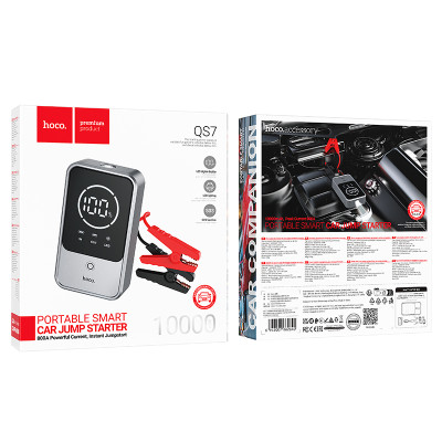 Автомобільний пуско-зарядний пристрій HOCO QS7 Source smart emergency start-up power bank(10000mAh) (6942007662840) Автомобільний пуско-зарядний пристрій HOCO QS7 Source smart emergency start-up power bank(10000mAh) (6942007662840)