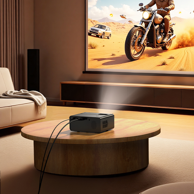 Проектор HOCO DT6 wireless projector (720P same screen version) (EU) (6942007663632)