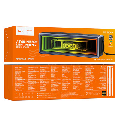 Портативна колонка HOCO HC40 Luz sports, 10W*2, Black (6942007666268) Портативна колонка HOCO HC40 Luz sports, 10W*2, Black (6942007666268)