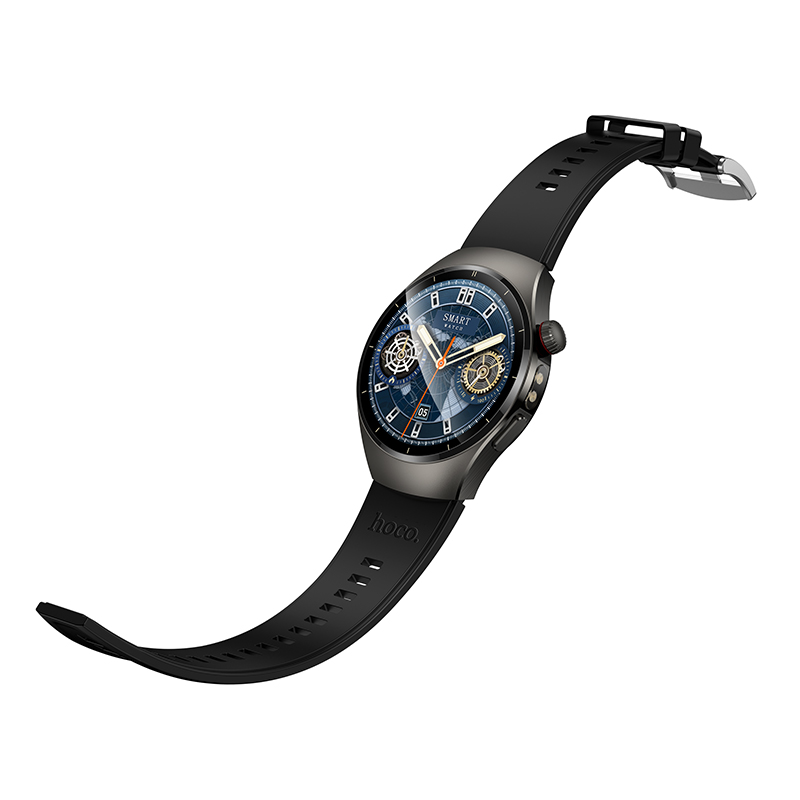 Смарт-годинник HOCO Y40 38mm. 315 mAh. IP67  Smart watch(call version) Black (6942007672078)