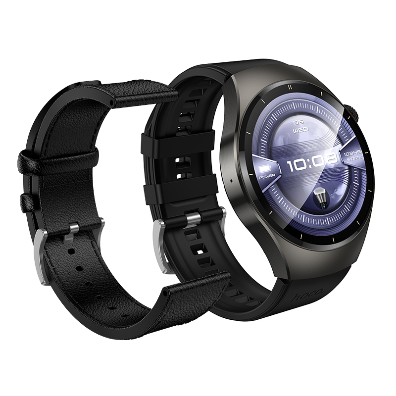 Смарт-годинник HOCO Y40 38mm. 315 mAh. IP67  Smart watch(call version) Black (6942007672078)