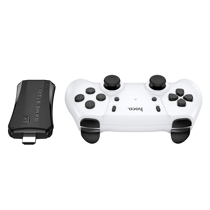 Ігрова приставка + 2 джойстики HOCO GA31 Collection game box+two wireless gamepads set White (6942007672122)